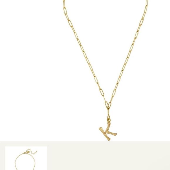 Susan ShawGold Initial Necklace - Picture 1 of 2